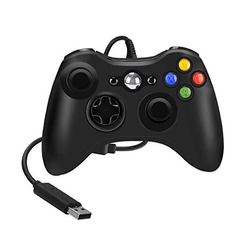 Wired Controller Compatible with Xbox 360 7 2 ft Game Controller Gamepad USB Wired Gaming Ergonomic Design Joypad Gamepad Controller Replacement for Xbox 360 Support PC Windows XP/Vista/7/8/10