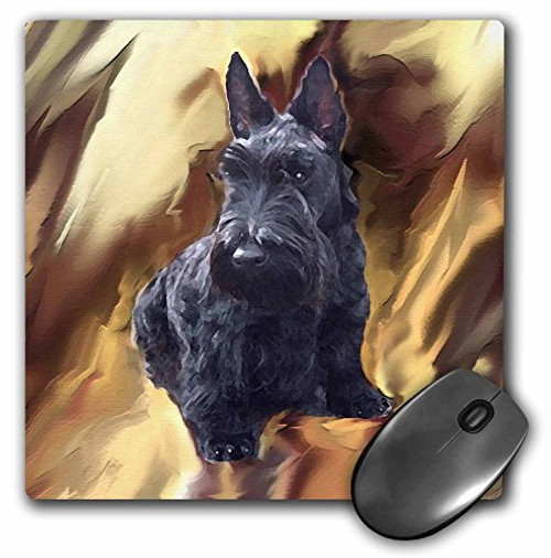 3dRose LLC 8 x 8 x 0.25 Inches Mouse Pad, Scottish Terrier (mp_4655_1) 3dRose LLC 8 x 8 x 0.25 Inches Mouse Pad, Scottish Terrier (mp_4655_1)