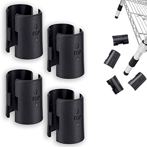 Wire Shelf Clips 1 inch Wire Shelving Shelf Lock Clips Wire Shelving Shelf Lock Clips for 1  Post Shelf Clips Plastic Shelving Replacements for Wire Shelving System 100 Pack