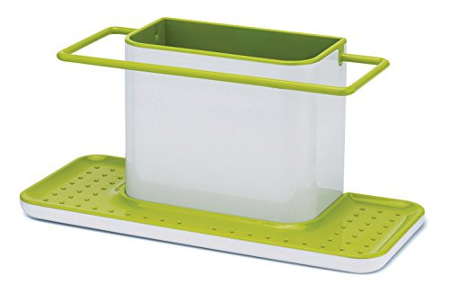 Joseph Joseph 85049 Sink Caddy Kitchen Sink Organizer Sponge Holder Dishwasher-Safe, Large, Green