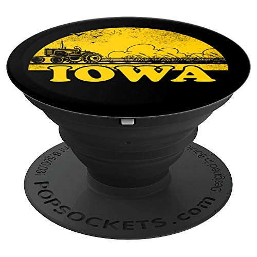 Vintage Iowa Farming Sunset Retro 70s or 80s Harvest PopSockets Grip and Stand for Phones and Tablets Vintage Iowa Farming Sunset Retro 70s or 80s Harvest PopSockets Grip and Stand for Phones and Tablets