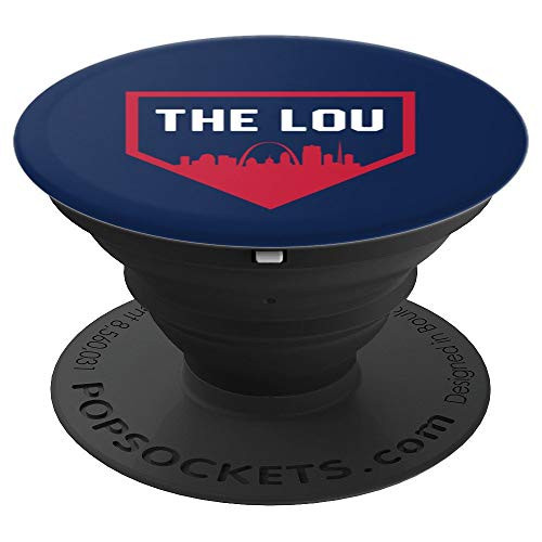 The Lou Cool St  Louis Baseball Home Skyline PopSockets Grip and Stand for Phones and Tablets