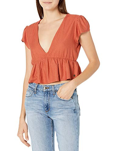 Roxy Junior s Sweet Release Woven Top bruschetta M