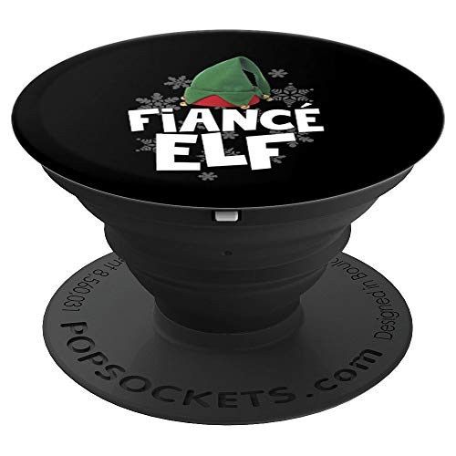 Fiance Elf Gift Christmas Santa Matching Family Tribe PopSockets Grip and Stand for Phones and Tablets Fiance Elf Gift Christmas Santa Matching Family Tribe PopSockets Grip and Stand for Phones and Tablets