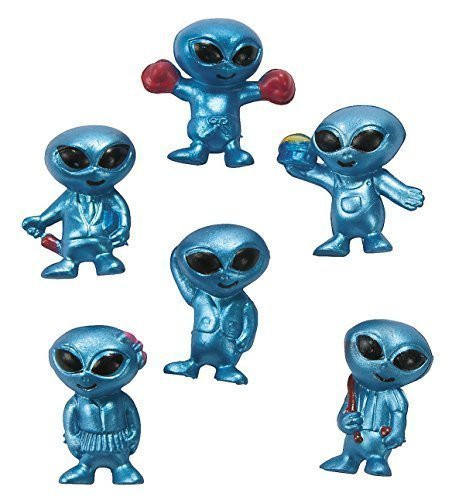 Fun Express Out-of-This-World Vinyl Aliens Action Figure (2 Packs of 48) 96 total
