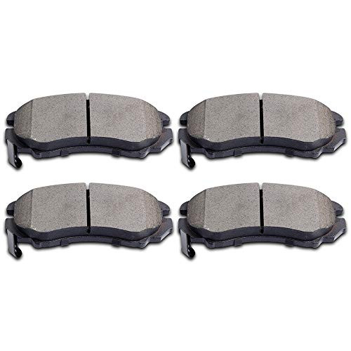 AUTOMUTO Ceramic Discs Brake Pads 4pcs Front Brake Pads Brakes Kits for 20052009 Hyundai Tucson 20022010 Kia Optima 20102013 Kia Soul 20052010 Kia Sportage 20062010 Hyundai Sonata