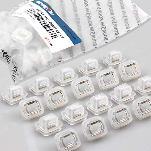 Boursin 20 Pcs Nylon Trim Molding Clips for BMW 3 Series E46 E90 E91 E92 E93 320i 323i 325i 330i 328i 335i M3 E53 X5 Interior Trim Retainer 07149158194