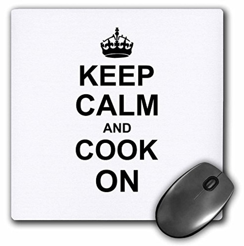 3dRose Keep Calm and Cook on Carry on Cooking Gifts for Chefs Black Fun Funny Humor Humorous Mouse Pad (mp_157701_1) 3dRose Keep Calm and Cook on Carry on Cooking Gifts for Chefs Black Fun Funny Humor Humorous Mouse Pad (mp_157701_1)