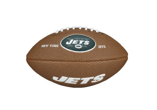 Wilson WTF1533IDNJ NFL Team Logo Mini Size Football New York Jets Wilson WTF1533IDNJ NFL Team Logo Mini Size Football New York Jets