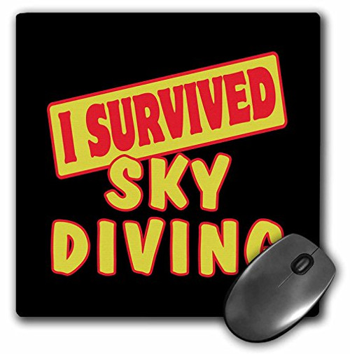 3dRose I Survived Skydiving Survial Pride and Humor Design Mouse Pad (mp_118240_1) 3dRose I Survived Skydiving Survial Pride and Humor Design Mouse Pad (mp_118240_1)