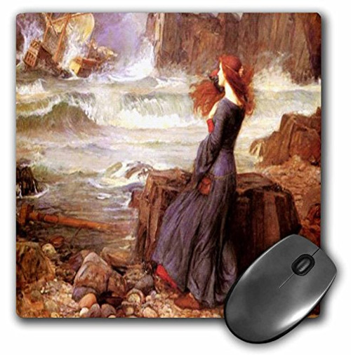 3dRose LLC 8 x 8 x 0.25 Picture of Waterhouse Fairytale Painting 1916 Mouse Pad (mp_80525_1)