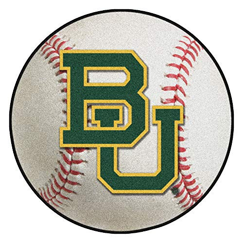 FANMATS NCAA Baylor University Bears Nylon Face Baseball Rug