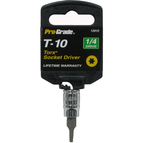 ProGrade 12910 1/4Inch Drive with T10 Internal Torx Socket