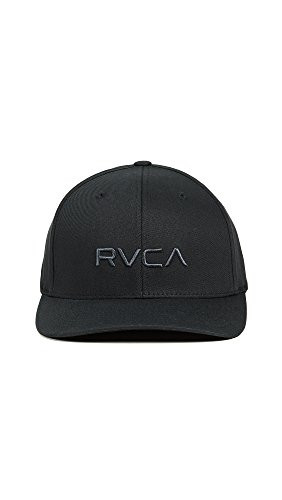 RVCA Rvca Flex Fit Baseball Hat Black LXL