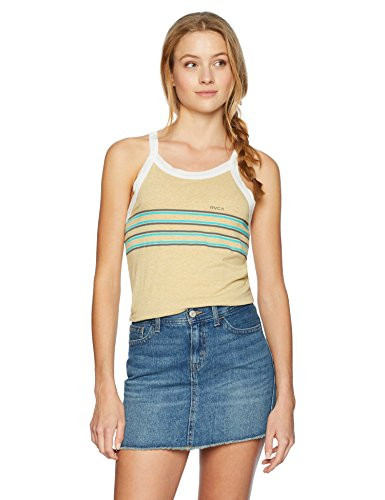 RVCA Junior s Cana Stripe Tank chai M