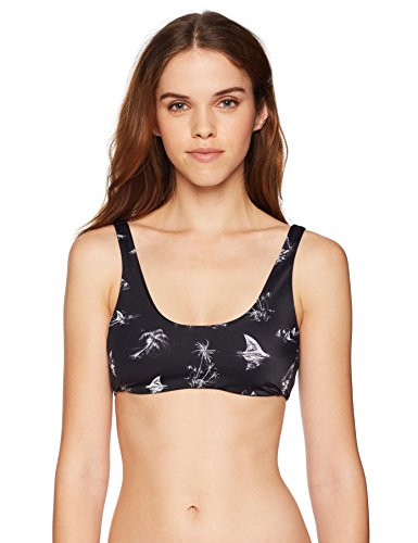 RVCA Junior s Danger Beach Tank Bikini TOP Black XL