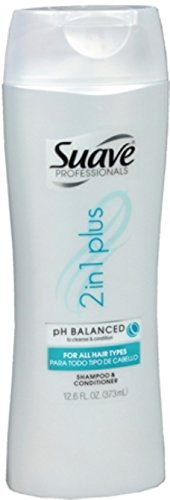 Suave Professionals Shampoo  Conditioner 2 in 1 Plus 12 6 oz Pack of 4