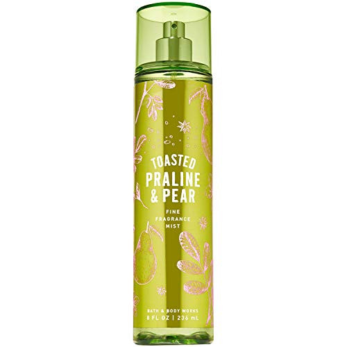 Bath and Body Works Toasted Praline Pear Fine Fragrance Mist 8 Fluid Ounce 2019 Limited Edition
