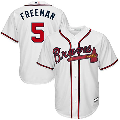 Freddie Freeman Atlanta Braves MLB Boys Kids 47 Player Jersey White Home Kids 4