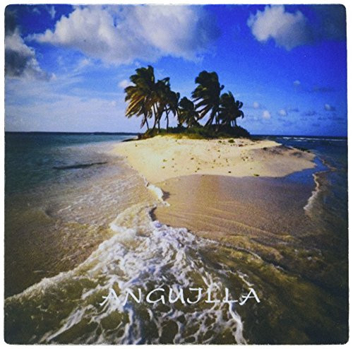 3Drose LLC 8 X 8 X 0.25 Inches Mouse Pad, Anguilla in the Caribbean (Mp_109437_1)