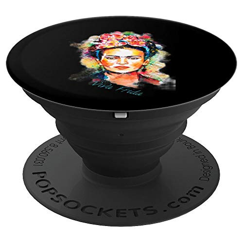 Frida Kahlo  Viva Frida strong and beautiful watercolor PopSockets Grip and Stand for Phones and Tablets