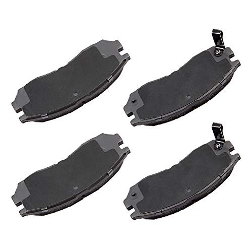 Front Ceramic Brake Pads Kits 4pcs fit for Chrysler Sebring for Dodge Avenger/Stratus Eagle 00 GTX/Summit/Talon for Mitsubishi Eclipse/Expo/Expo LRV/Galant/MiragePlymouth Colt/Laser