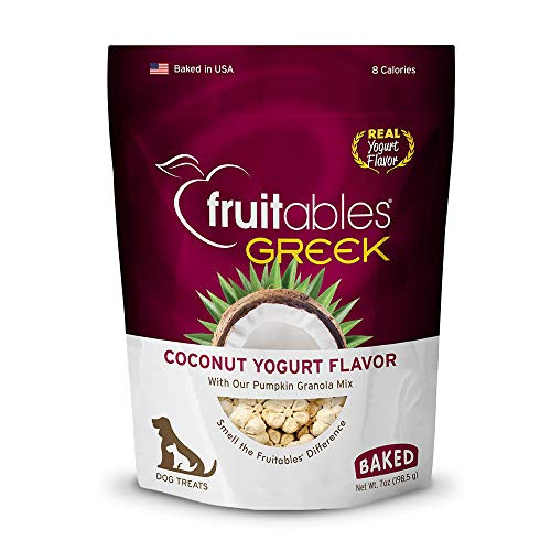 Fruitables Greek Coconut Yogurt Crunchy Dog Treats 2553