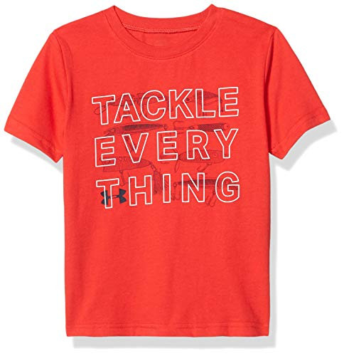Under Armour Boys  Little UA Tackle Everything SS Versa Red 6