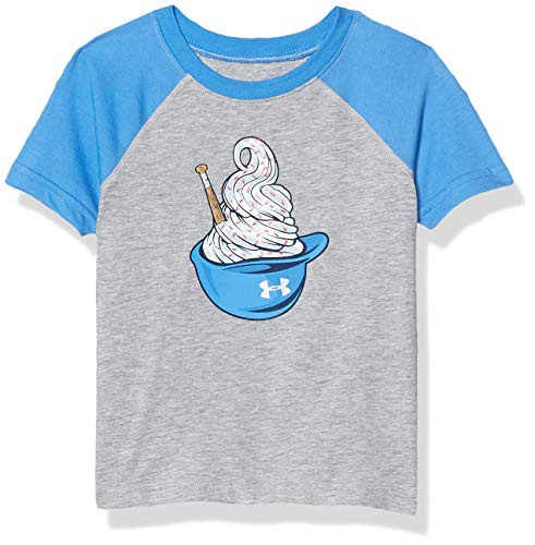 Under Armour Boys  Toddler UA Baseball ICE Cream SS Moderate Gray 3T