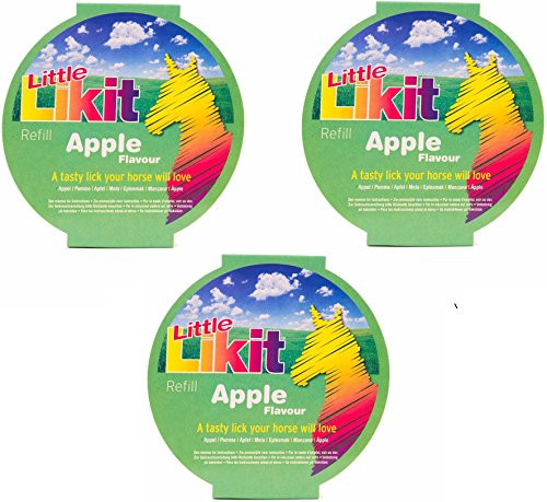 Manna Pro Little Likit Refill Equine Treats  Apple 3 Pack