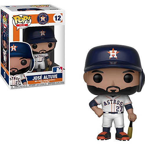 Funko Jose Altuve Houston Astros x POP MLB Vinyl Figure  1 Official MLB Trading Card Bundle 012 / 30235