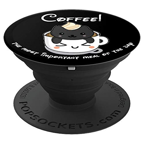 Funny Coffee lover Kawaii Cup Cat Coffee Fan Barista Gift PopSockets Grip and Stand for Phones and Tablets Funny Coffee lover Kawaii Cup Cat Coffee Fan Barista Gift PopSockets Grip and Stand for Phones and Tablets