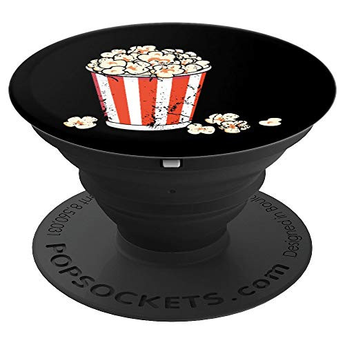 Funny popcorn bag movie theater family movie night film buff PopSockets Grip and Stand for Phones and Tablets Funny popcorn bag movie theater family movie night film buff PopSockets Grip and Stand for Phones and Tablets