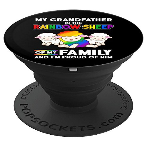 Gay Pride Week My Grandfather Rainbow Sheep of Family Proud PopSockets Grip and Stand for Phones and Tablets Gay Pride Week My Grandfather Rainbow Sheep of Family Proud PopSockets Grip and Stand for Phones and Tablets
