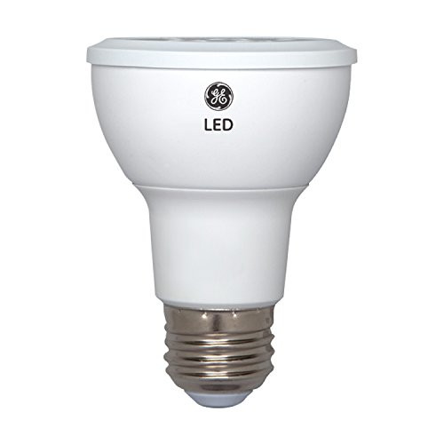 GE Relax HD Flood Light Dimmable LED Light Bulbs PAR20 LED Flood Light 50 Watt Replacement LED Bulbs 600 Lumen Medium Base Light Bulbs Soft White 1Pack LED Floodlights Title 20 Compliant