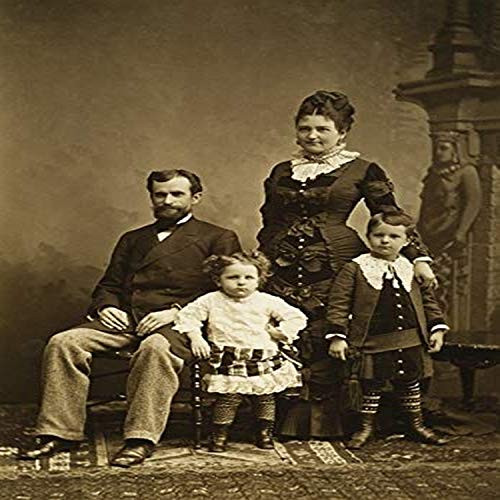 German Family C1880 Nfamily Portrait Germany C1880 Original Cabinet Photograph Poster Print by 18 x 24