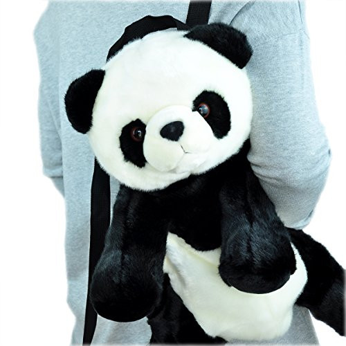PANDALA Soft Panda Bear Stuffed Animal Plush Backpack Bag for Kids - 14" | Gift Packaged for Birthday Graduation