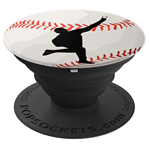 Baseball Pop Socket  Left Handed Baseball Pitcher PopSockets Grip and Stand for Phones and Tablets