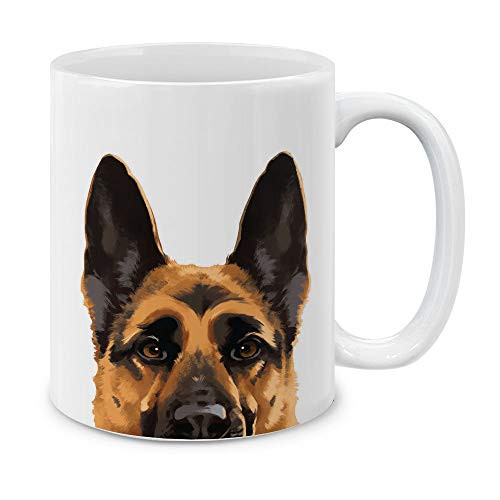 MUGBREW Black Tan German Shepherd Dog Ceramic Coffee Mug Tea Cup 11 OZ MUGBREW Black Tan German Shepherd Dog Ceramic Coffee Mug Tea Cup 11 OZ