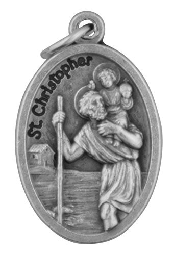 Small Catholic Saint Medal  Bulk Pack of 10 Saint Christopher