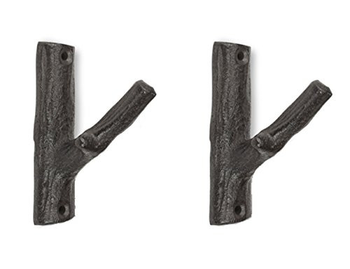 Abbott - Rustic Single Branch Wall Hook - Small