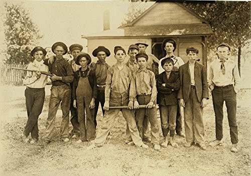 Glass Workers Baseball Team Poster Print 18 x 24