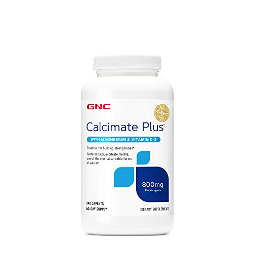 GNC Calcimate Plus Magnesium  Vitamin D3 800mg