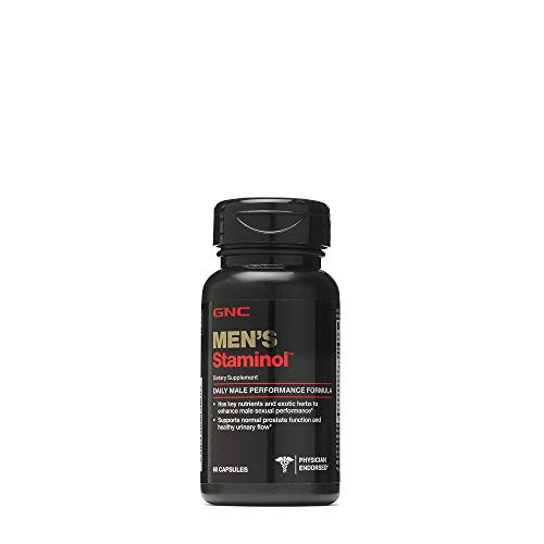 GNC Men s Staminol 60 Capsules Supports Normal Prostate Function and Healthy Urinary Flow GNC Men s Staminol 60 Capsules Supports Normal Prostate Function and Healthy Urinary Flow