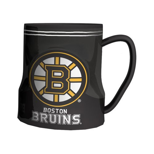 NHL Boston Bruins Sculpted Game Time Coffee Mug 18ounce
