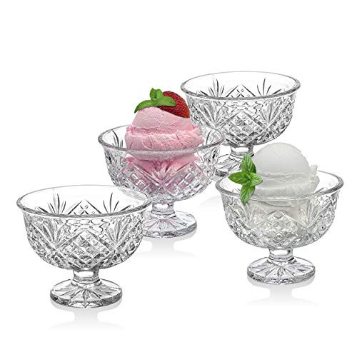 Godinger Ice Cream Dessert All Purpose Serving Bowls  Dublin  Set of 4
