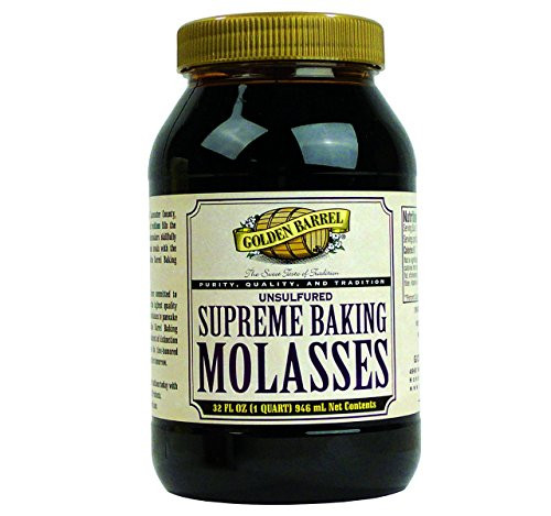Golden Barrel Unsulfured Supreme Baking Molasses 32 Oz  Bottle