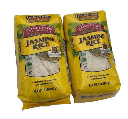 Golden Star Jasmine Rice 2 Lb Pack of 2 Golden Star Jasmine Rice 2 Lb Pack of 2