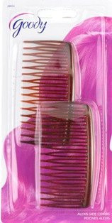 Goody Alexis Side Comb Mock Tortoise  4 Count