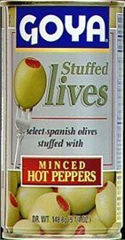 Goya Stuffed Olives Minced Hot Peppers 5 25 Oz Pack of 6